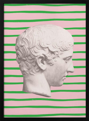 Ancientstatuestripes Ratio2x3 Poster