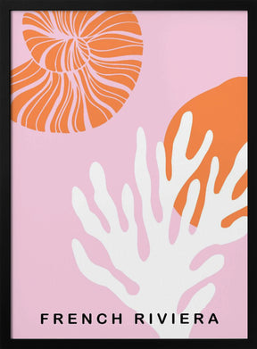 Rivierapinkorange Ratioiso Poster