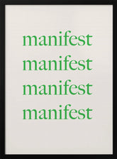 Manifestgreenbeige Ratio2x3 Poster