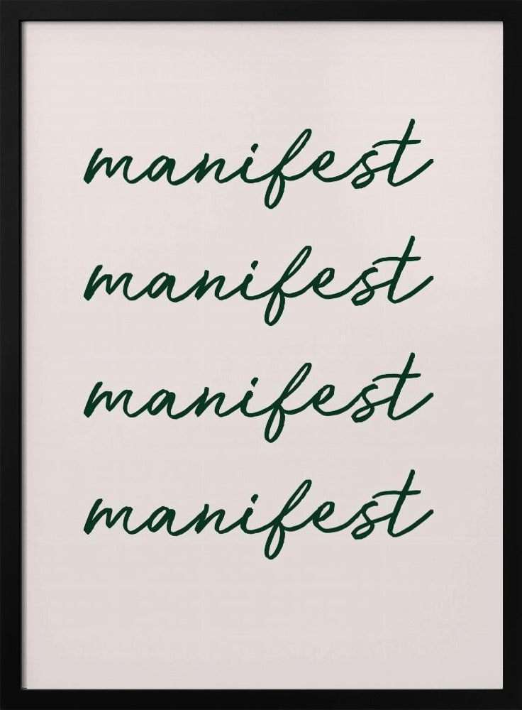 Manifestgreen Ratio2x3 Poster