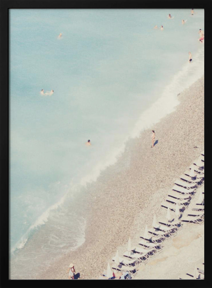 French Riviera Beach Poster