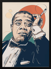 Louis Armstrong Portrait Poster