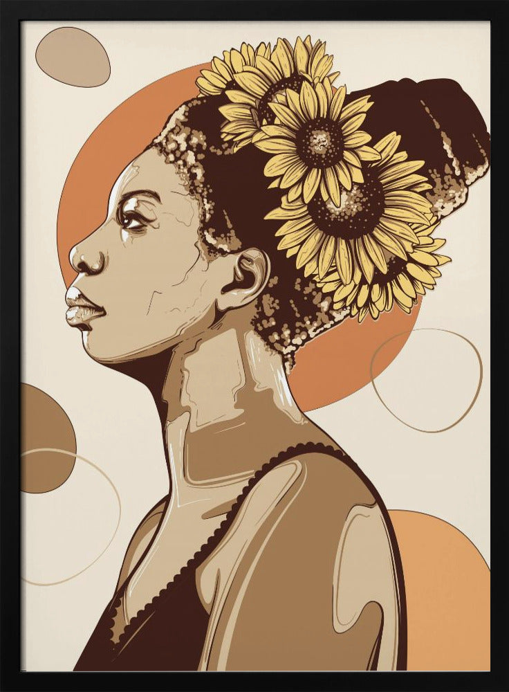 Nina Simone Portrait Poster