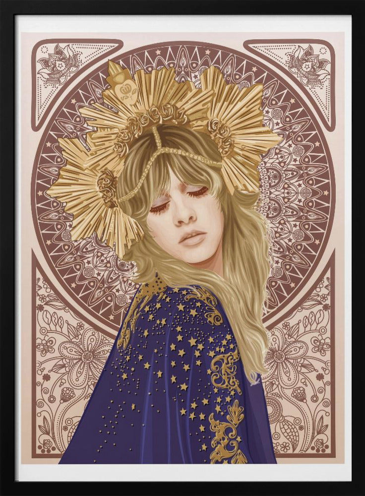 Stevie Nicks Mucha Poster