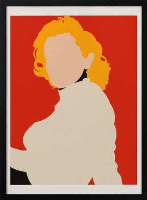 Marilyn Monroe Minimalist Pop Art Poster