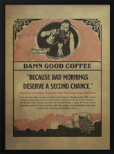 Barista Coffee Print Poster