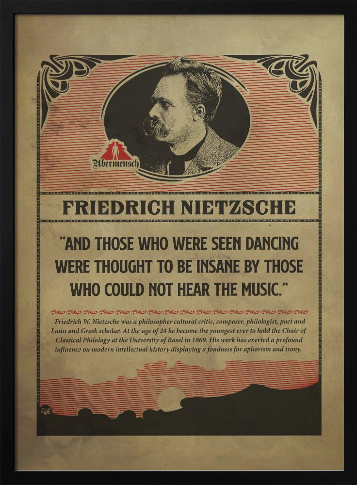 Nietzsche Poster Poster