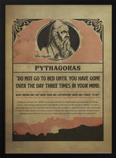 Pythagoras print Poster