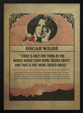 Oscar Wilde Print Poster