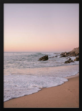 Pastel Portugal Coast Poster