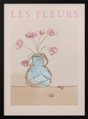 Les fleurs still life painting Poster