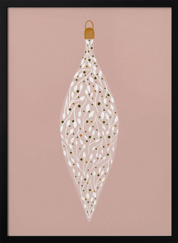 Ornament On Pink 2 Poster