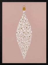 Ornament On Pink 2 Poster