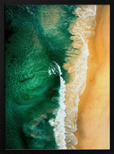 Photography Green Ocean Poster