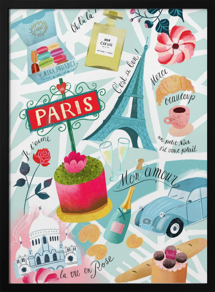 Paris Sucre Sacre Coeur Poster