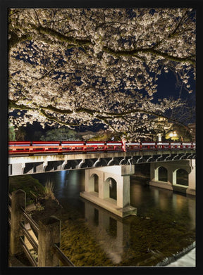 Charming Nakabashi Bridge in the evening Poster