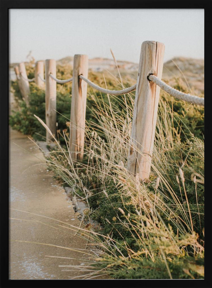 Beach Fence Poster