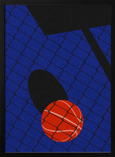 Backjard Basketball Court Poster