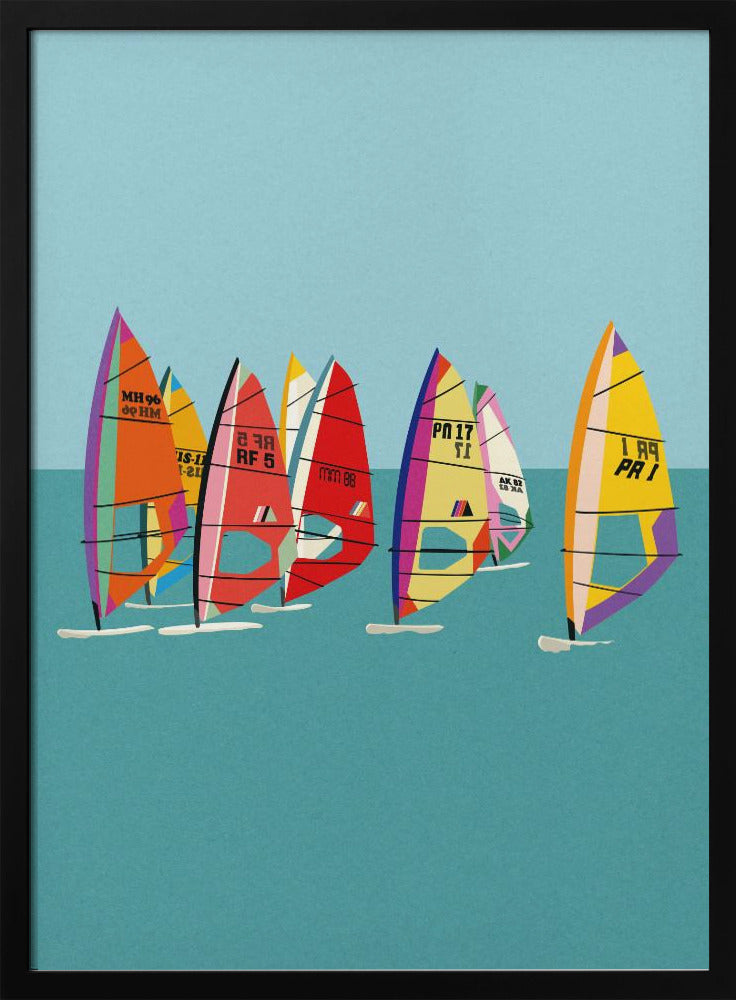 Baltic Sea Windsurfing Poster