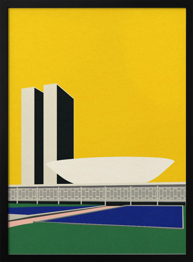 Congresso Nacional Brasilia Poster