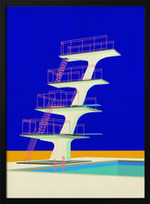 Diving Tower Poster