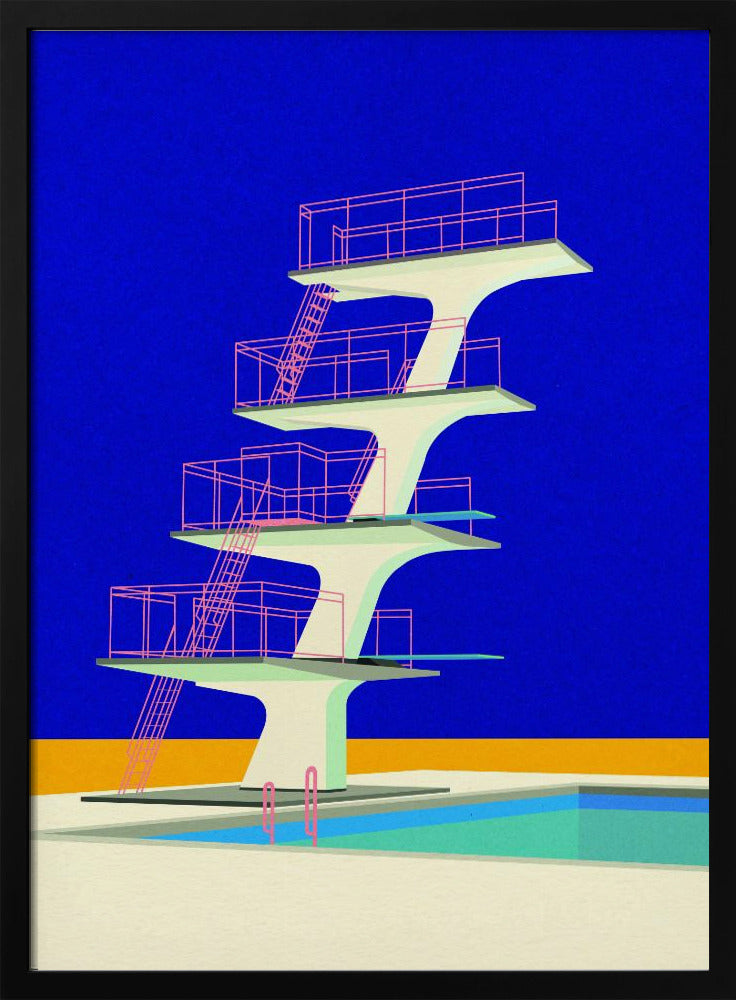 Diving Tower Poster