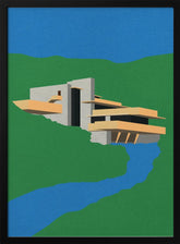 Frank Loyd Wright Falling Water Poster