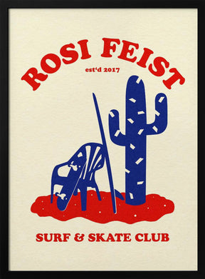 Rosi Feist Surf & Skate Club Poster