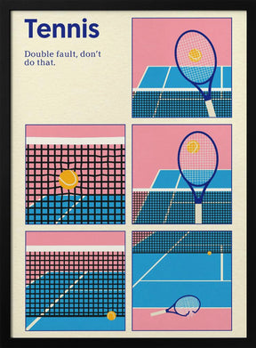 Poster Tennis Double Vault Poster