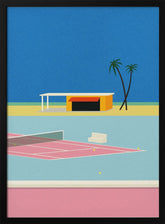 Tennis By the Beach Poster