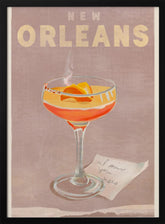 New Orleans Cocktail Travel Poster Poster