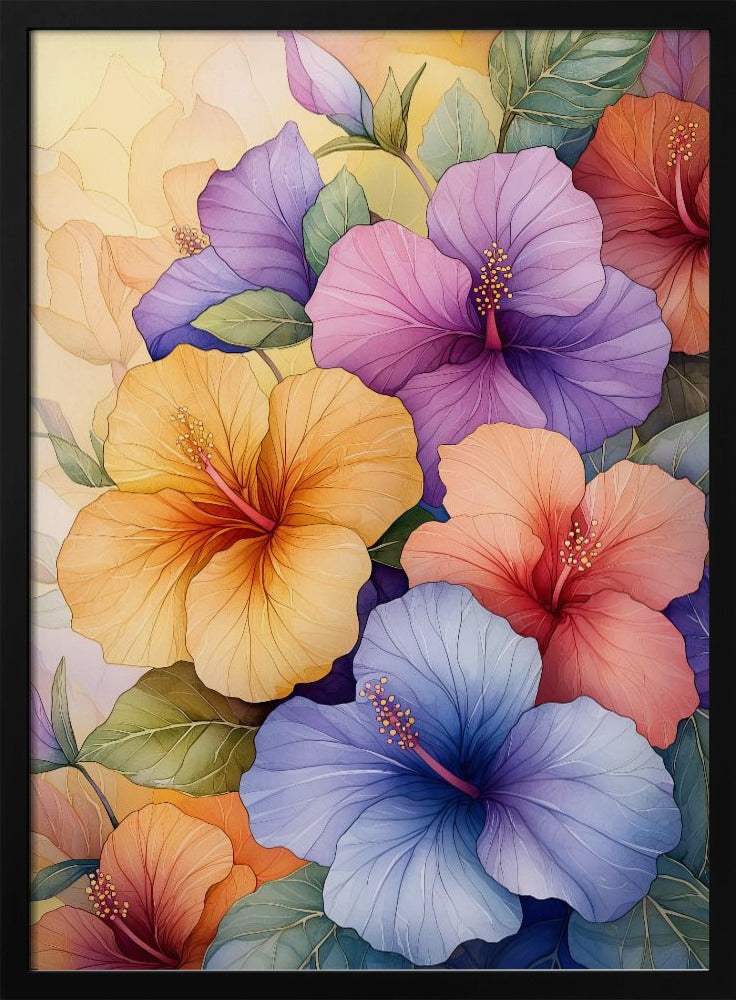 Magical Hibiscus Poster