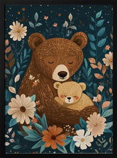 Mama Bear With Cub Poster