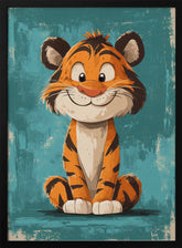 Happy Tiger Poster