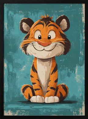 Happy Tiger Poster