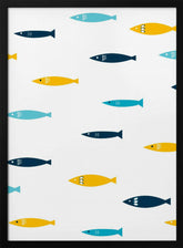 Colorful Sardines Poster