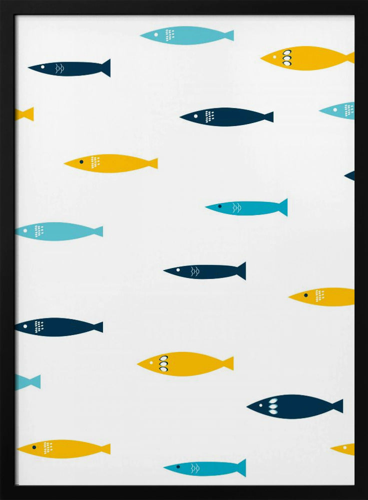 Colorful Sardines Poster