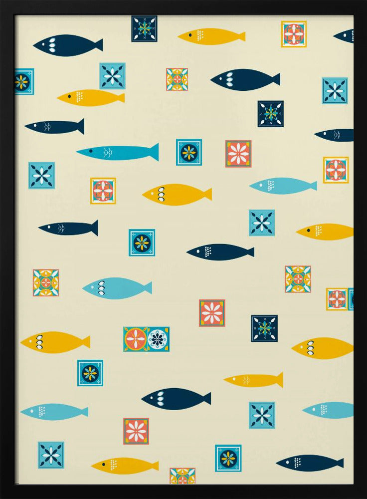 Sardinas Y Mosaicos Poster