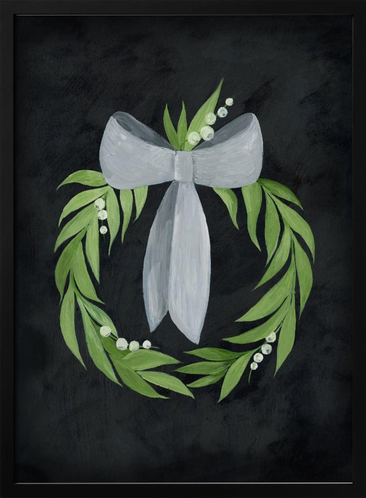 Bow wreath Poster