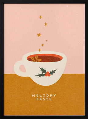 Mulled wine mug. Holiday Taste Poster