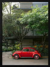 Retro Car in Mexico City Poster