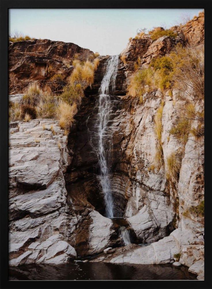 Ventana Canyon Waterfall Poster