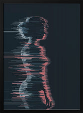 Pixel Distortion Poster