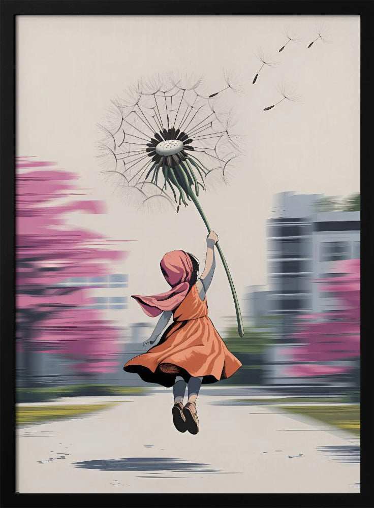 Dandelion Flight Poster