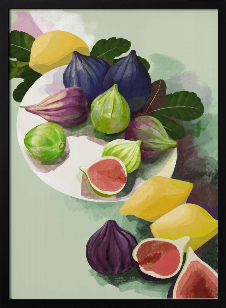 Figs and lemons Poster