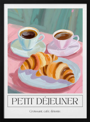 Petit dejeuner Poster