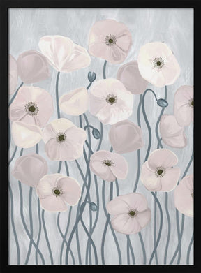 Light Poppies Poster