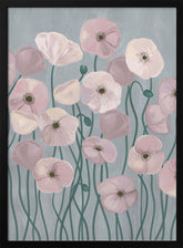 Light Poppies Poster