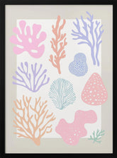 Pastel Corals Poster