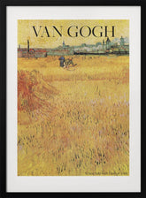 Wheat Field With View of Arles (1888) Poster